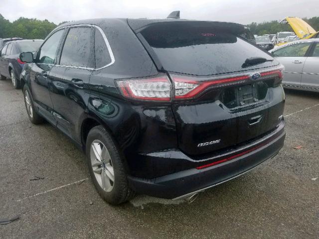 2FMPK4J8XHBC30249 - 2017 FORD EDGE SEL BLACK photo 3