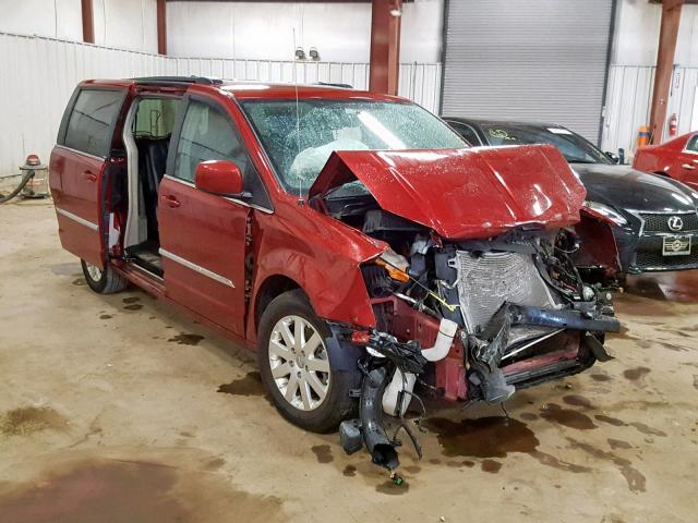 2C4RC1BG3DR677229 - 2013 CHRYSLER TOWN & COU RED photo 1