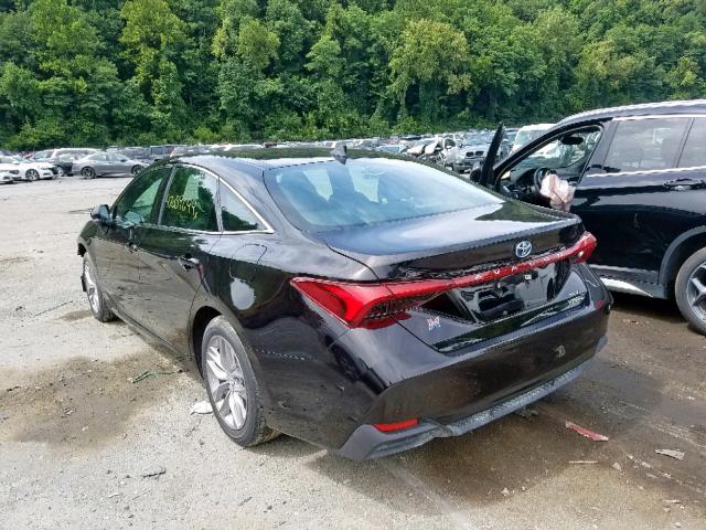 4T1B21FB0KU001481 - 2019 TOYOTA AVALON XLE BLACK photo 3