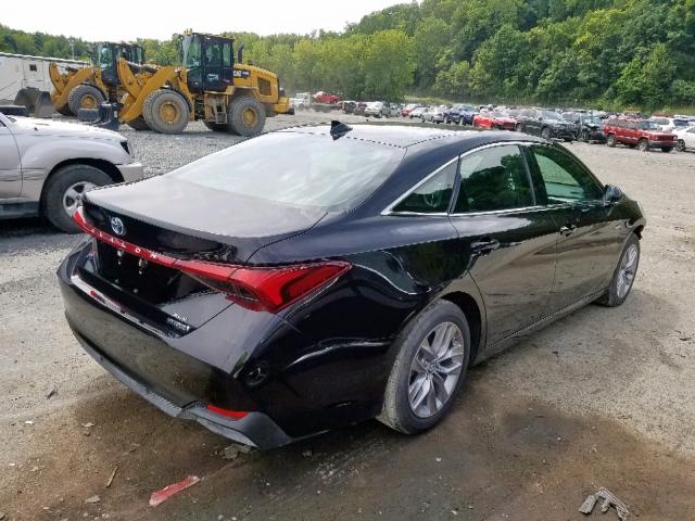 4T1B21FB0KU001481 - 2019 TOYOTA AVALON XLE BLACK photo 4