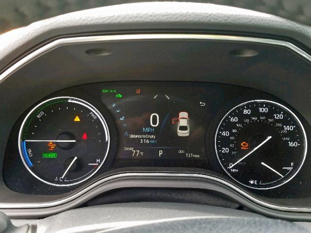 4T1B21FB0KU001481 - 2019 TOYOTA AVALON XLE BLACK photo 8