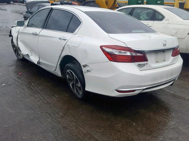 1HGCR2F85GA161431 - 2016 HONDA ACCORD EXL WHITE photo 3