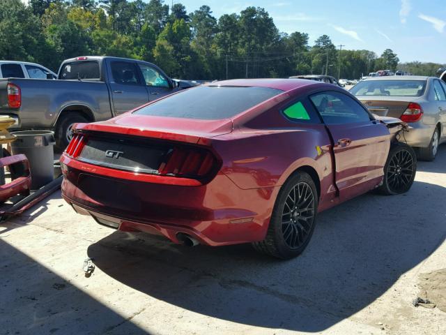 1FA6P8CF5H5304997 - 2017 FORD MUSTANG GT RED photo 4