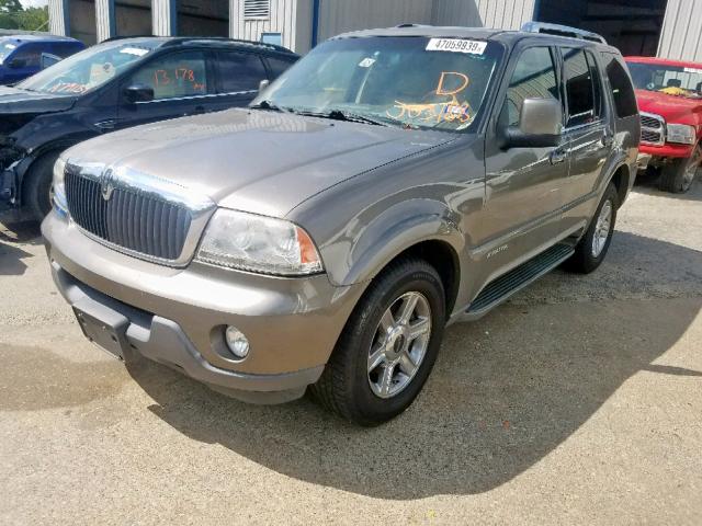 5LMEU68H74ZJ03188 - 2004 LINCOLN AVIATOR ბეჟი ფოტო 2