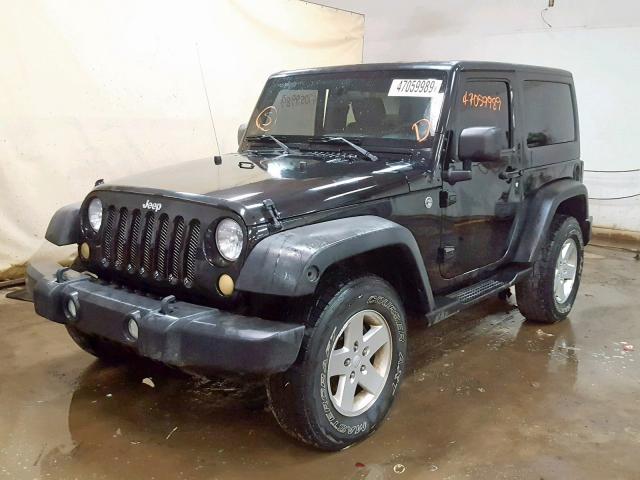 1J4AA2D1XAL175978 - 2010 JEEP WRANGLER S BLACK photo 2