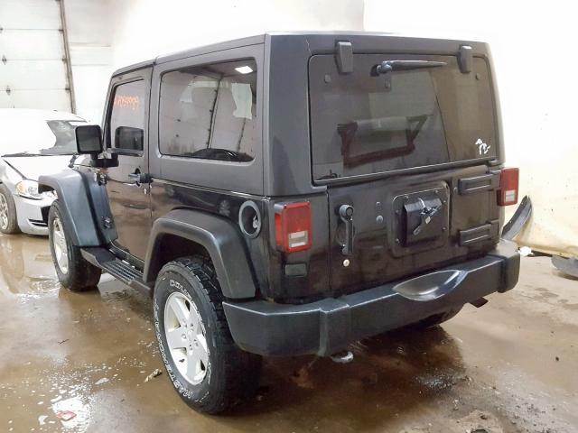 1J4AA2D1XAL175978 - 2010 JEEP WRANGLER S BLACK photo 3