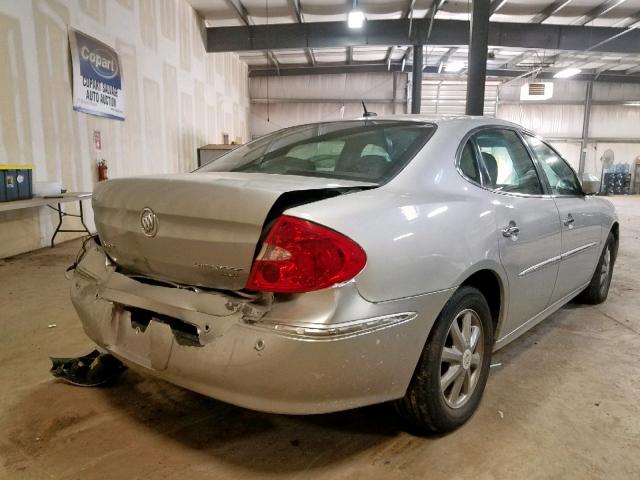 2G4WD582981136480 - 2008 BUICK LACROSSE C SILVER photo 4