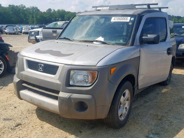 5J6YH28563L045450 - 2003 HONDA ELEMENT EX SILVER photo 2