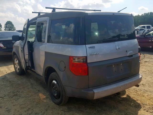 5J6YH28563L045450 - 2003 HONDA ELEMENT EX SILVER photo 3