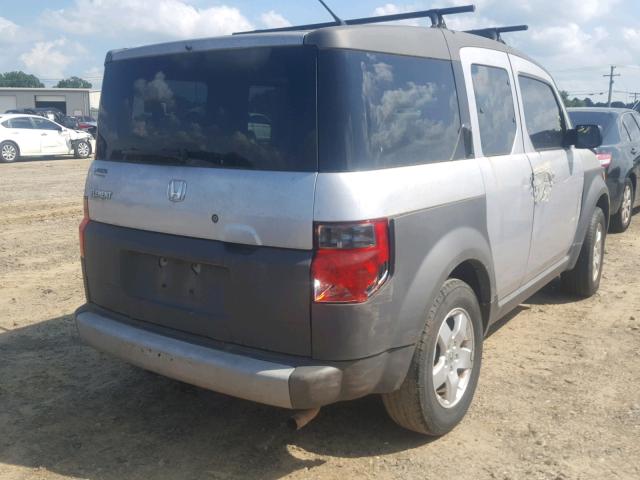 5J6YH28563L045450 - 2003 HONDA ELEMENT EX SILVER photo 4