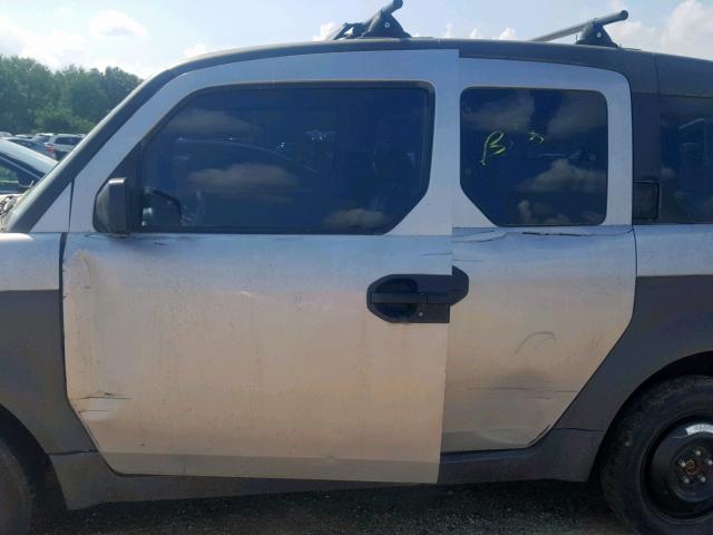 5J6YH28563L045450 - 2003 HONDA ELEMENT EX SILVER photo 9