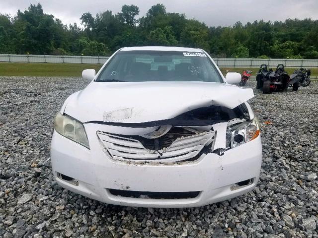 4T1BE46K39U837644 - 2009 TOYOTA CAMRY BASE WHITE photo 9