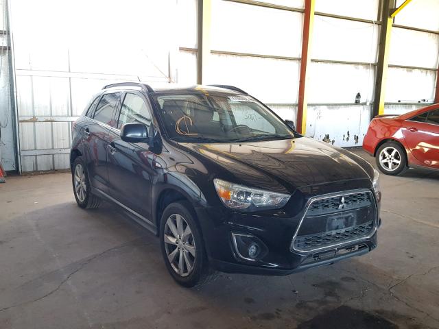 4A4AP4AU2DE004383 - 2013 MITSUBISHI OUTLANDER BLACK photo 1