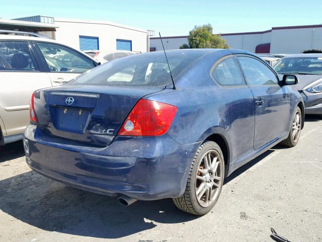 JTKDE177360112241 - 2006 TOYOTA SCION TC ლურჯი ფოტო 4
