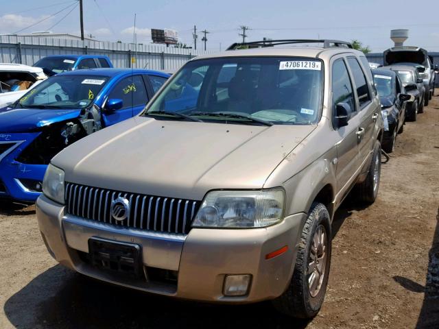 4M2YU80Z97KJ08565 - 2007 MERCURY MARINER CO GOLD photo 2