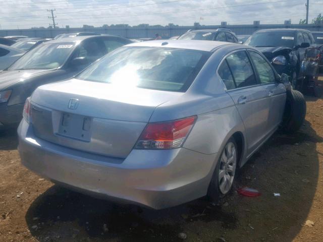 1HGCP26889A161710 - 2009 HONDA ACCORD EXL SILVER photo 4