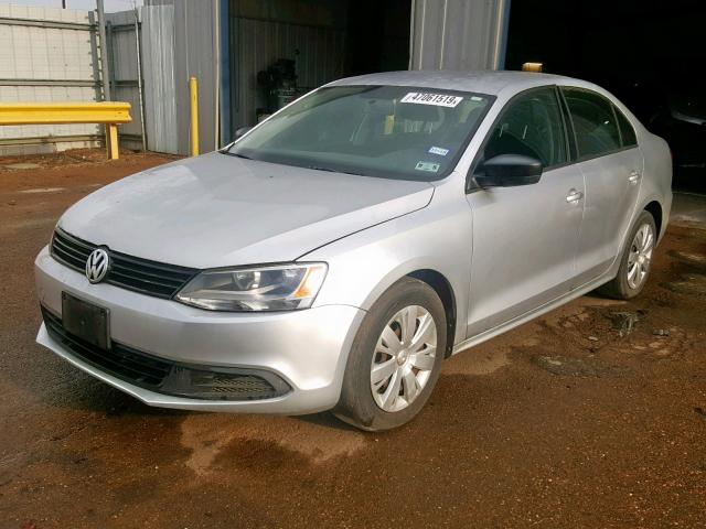 3VW2K7AJ8BM388854 - 2011 VOLKSWAGEN JETTA BASE SILVER photo 2