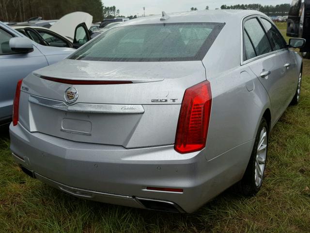 1G6AR5SX4E0158014 - 2014 CADILLAC CTS LUXURY SILVER photo 4