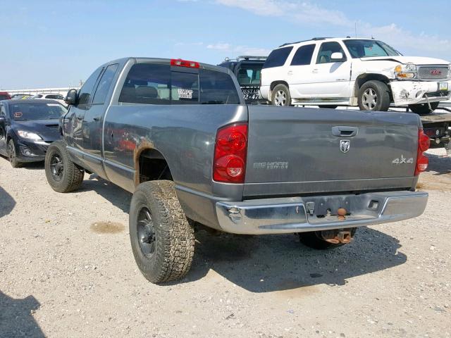 3D7KS28A97G844979 - 2007 DODGE RAM 2500 S ნაცრისფერი ფოტო 3