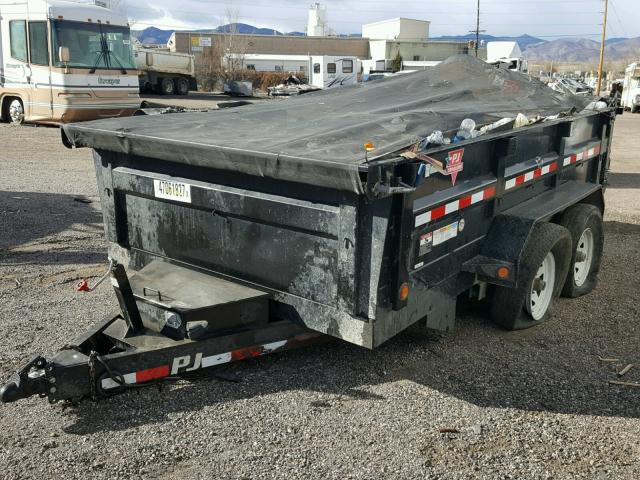 4P5D7122691132467 - 2009 UTILITY TRAILER BLACK photo 2