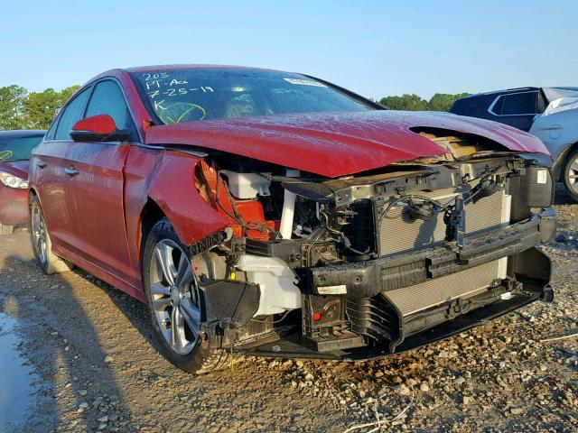 5NPE34AF4JH637016 - 2018 HYUNDAI SONATA SPO RED photo 1