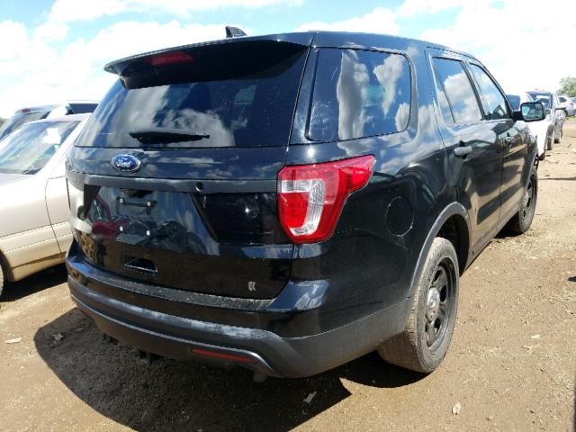 1FM5K8AR2GGB96662 - 2016 FORD EXPLORER P BLACK photo 4