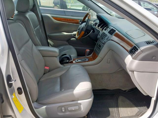 JTHBA30G555069571 - 2005 LEXUS ES 330 GRAY photo 5