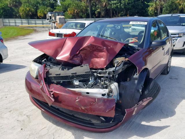 1G8AJ52F53Z158957 - 2003 SATURN ION LEVEL MAROON photo 2