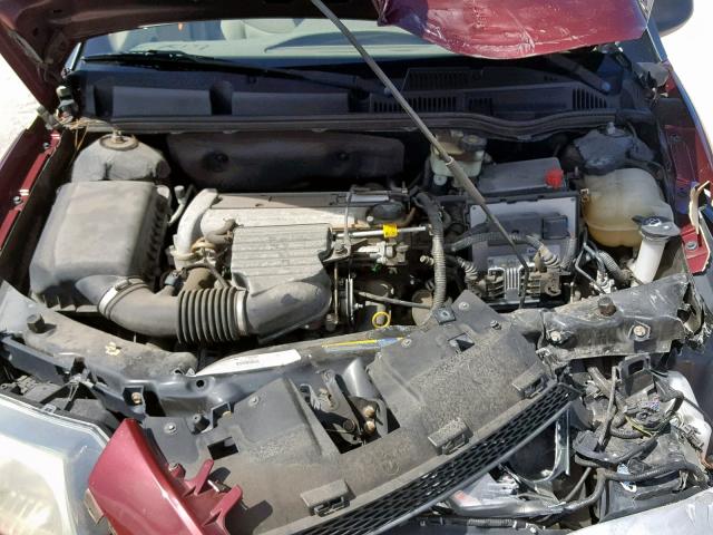 1G8AJ52F53Z158957 - 2003 SATURN ION LEVEL MAROON photo 7