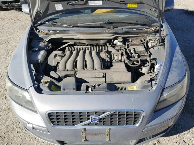 YV1MS382752060334 - 2005 VOLVO S40 2.4I GRAY photo 7