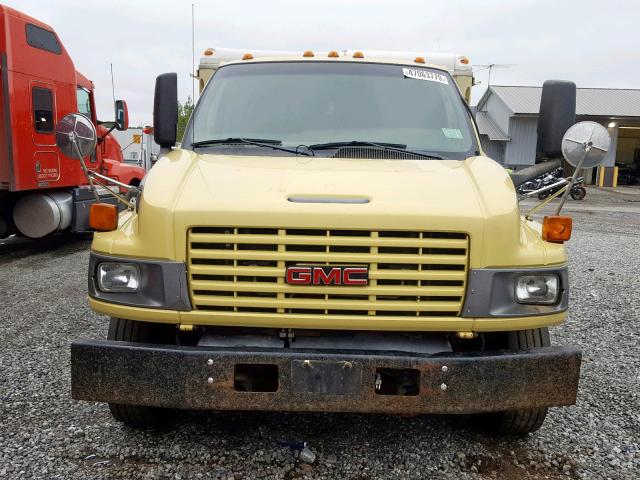 1GDJ5C1GX6F900604 - 2006 GMC C5500 C5C0 YELLOW photo 9