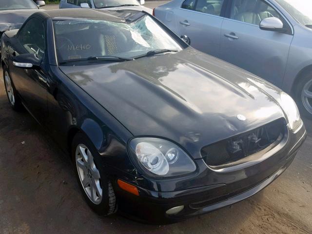 WDBKK49F93F275349 - 2003 MERCEDES-BENZ SLK 230 KO BLACK photo 1