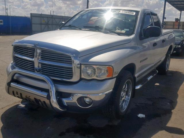 1D7HA18D34S738310 - 2004 DODGE RAM 1500 S SILVER photo 2