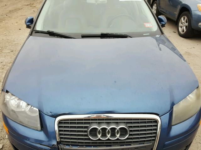 WAUMF68P36A000921 - 2006 AUDI A3 2.0 SPO BLUE photo 7