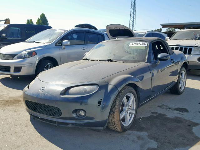 JM1NC25F160110571 - 2006 MAZDA MX-5 MIATA GREEN photo 2