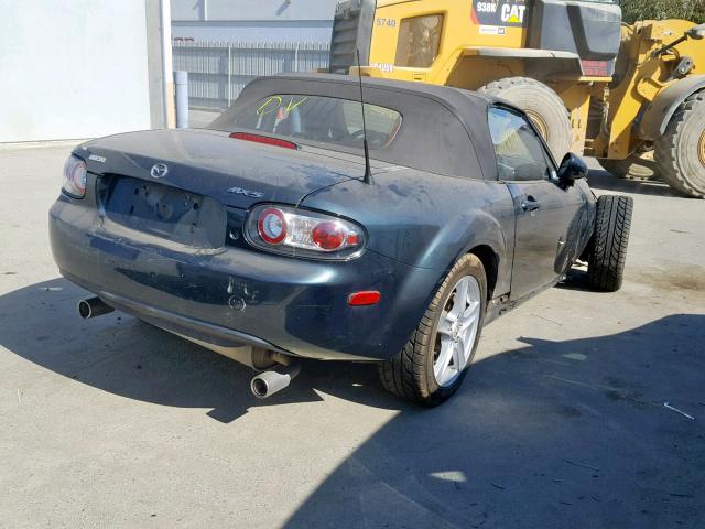 JM1NC25F160110571 - 2006 MAZDA MX-5 MIATA GREEN photo 4