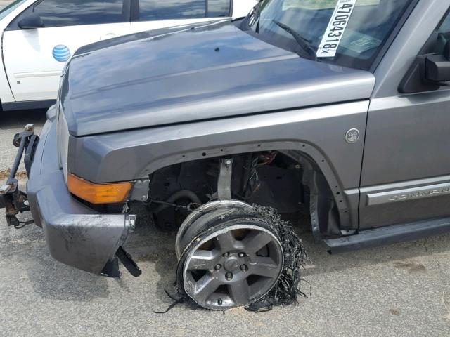 1J8HG58247C671819 - 2007 JEEP COMMANDER Gümüş foto 9