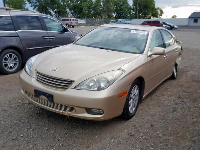 JTHBF30G230128958 - 2003 LEXUS ES 300 GOLD photo 2