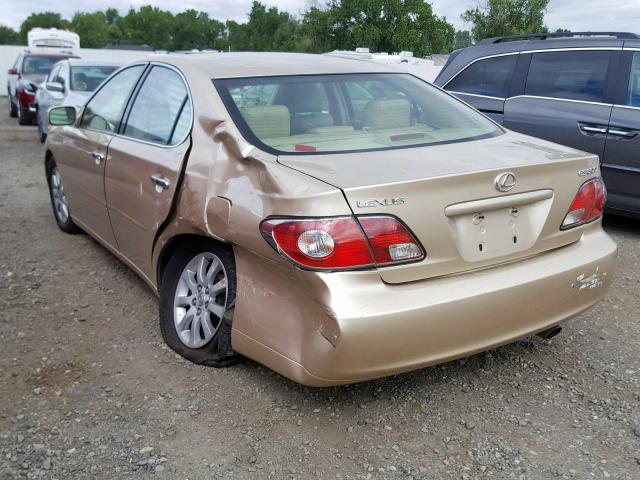 JTHBF30G230128958 - 2003 LEXUS ES 300 GOLD photo 3