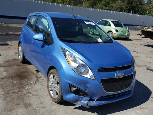 KL8CB6S95EC503222 - 2014 CHEVROLET SPARK LS BLUE photo 1