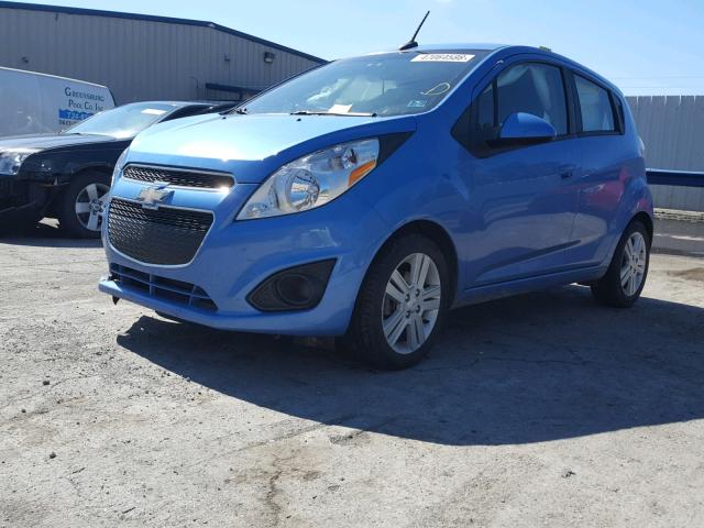 KL8CB6S95EC503222 - 2014 CHEVROLET SPARK LS BLUE photo 2