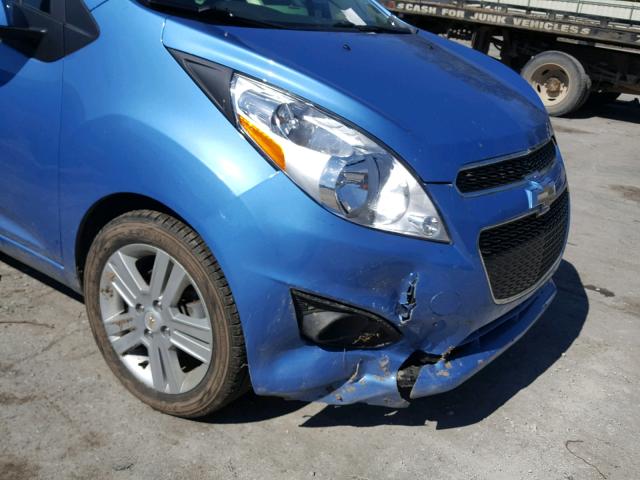 KL8CB6S95EC503222 - 2014 CHEVROLET SPARK LS BLUE photo 9