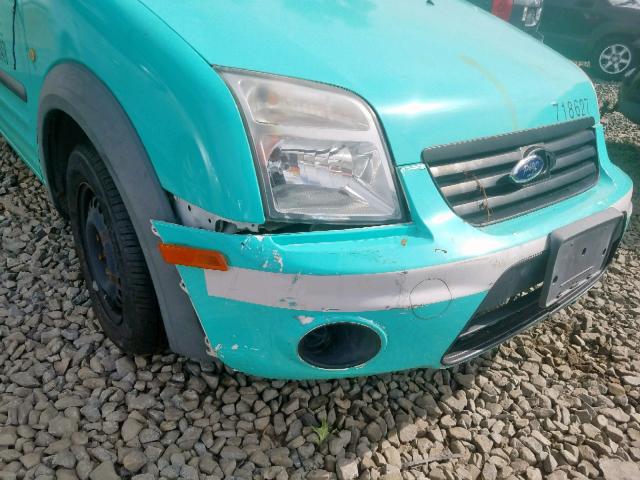 NM0LS7BNXCT116072 - 2012 FORD TRANSIT CO TURQUOISE photo 9