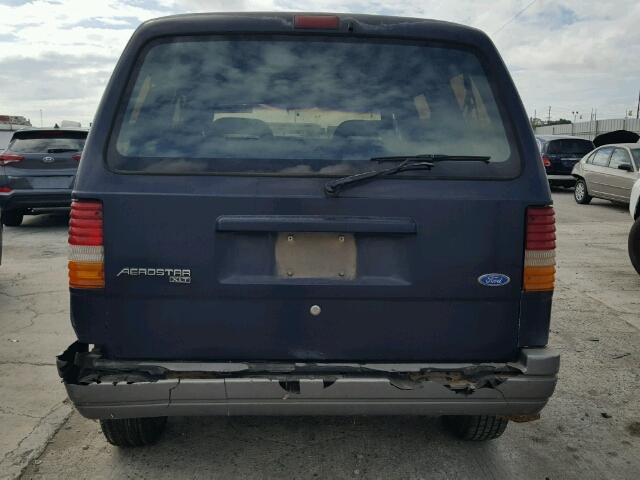 1FMCA11U3SZA33313 - 1995 FORD AEROSTAR BLUE photo 9