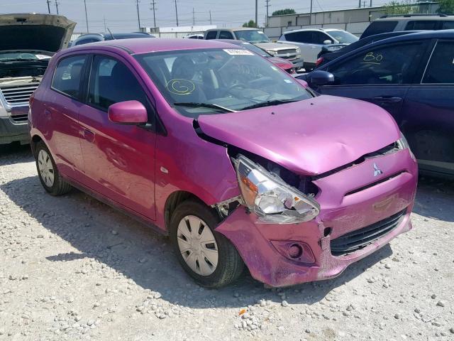 ML32A3HJ2FH007744 - 2015 MITSUBISHI MIRAGE DE PURPLE photo 1