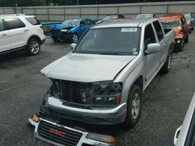 1GTD5MFE9B8124446 - 2011 GMC CANYON SLE SILVER photo 2