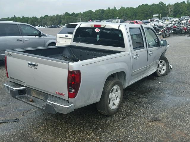 1GTD5MFE9B8124446 - 2011 GMC CANYON SLE SILVER photo 4