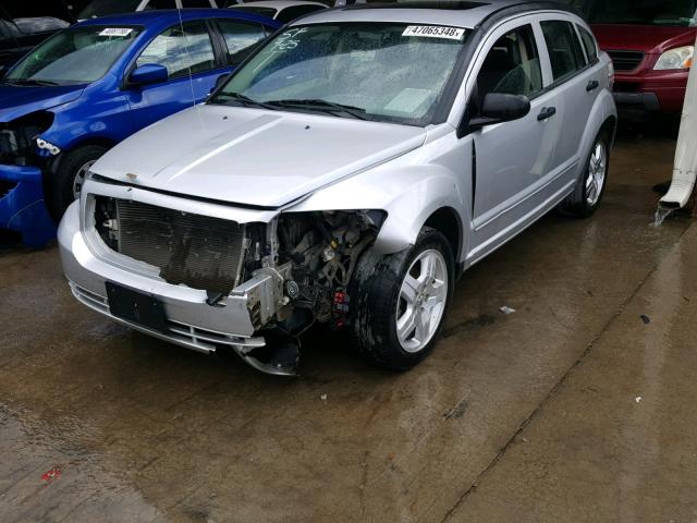 1B3HB48B47D152068 - 2007 DODGE CALIBER SX SILVER photo 2