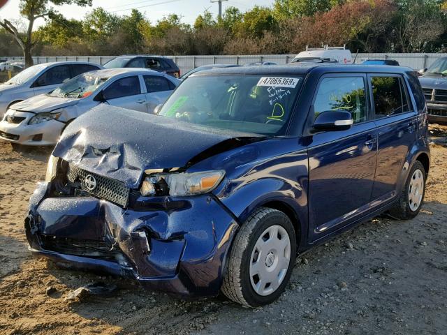 JTLKE50E081021928 - 2008 TOYOTA SCION XB 蓝色 照片 2