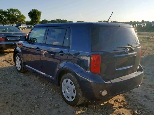 JTLKE50E081021928 - 2008 TOYOTA SCION XB 蓝色 照片 3